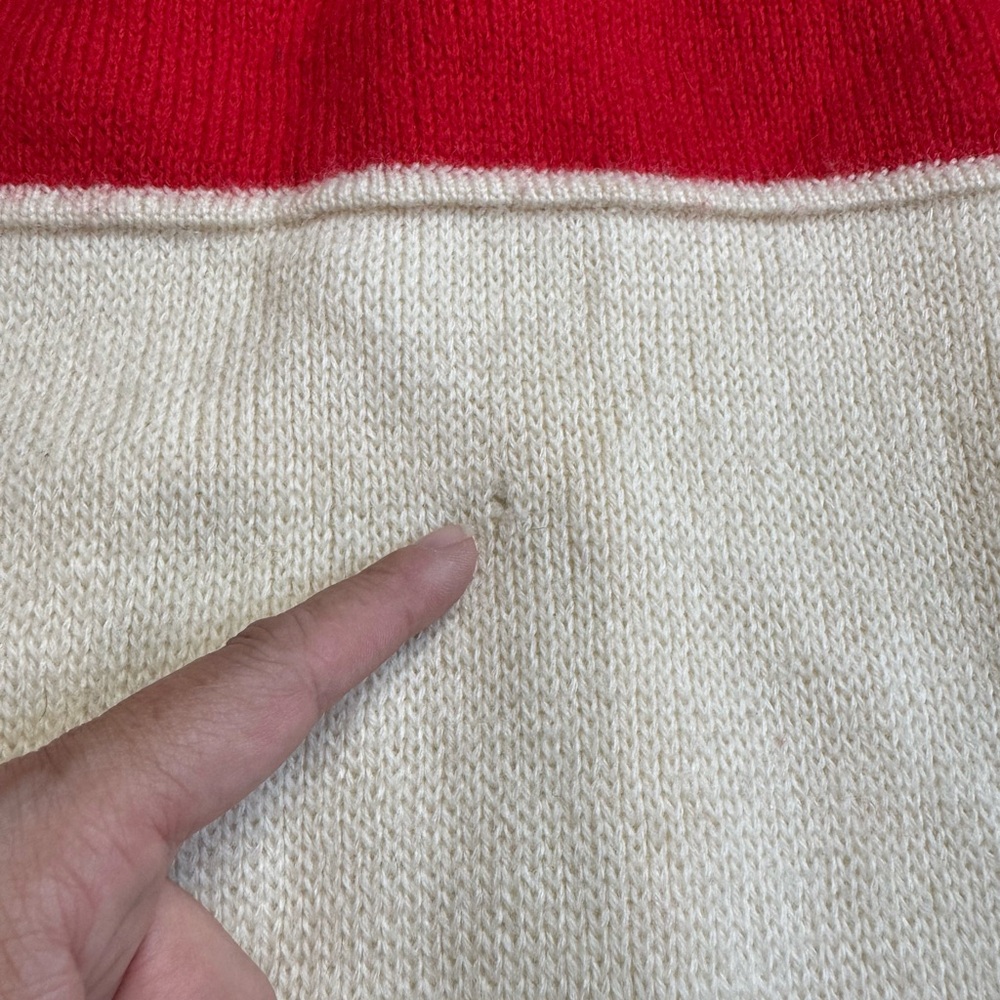 Harrods Vintage 100% Wool Sweater size XL - Picture 7 of 8